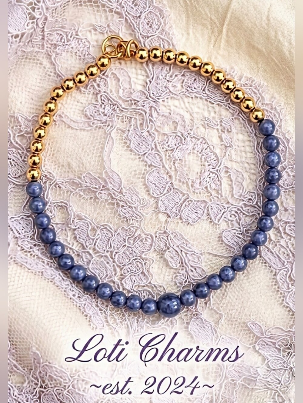 Natural Lavender Purple Jade In Beaded Necklace Choker